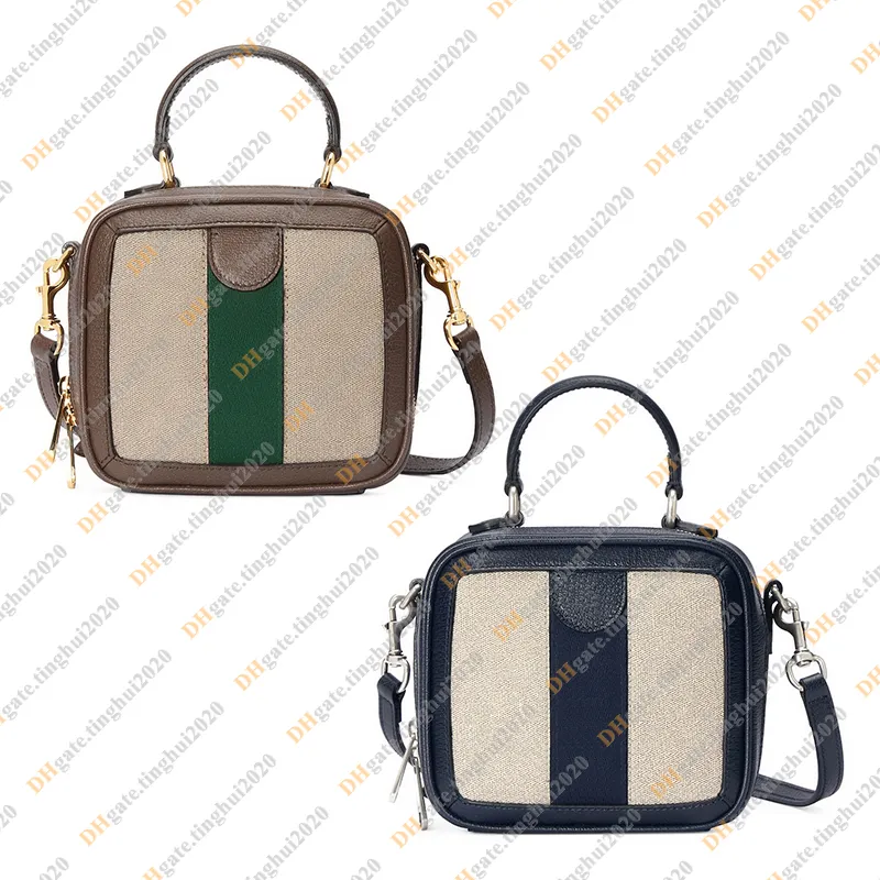 Damesmode Casual Designe Luxe Ophidia Tas Mini Tote Handtas Crossbody Schoudertas TOP Spiegel Kwaliteit 772157 Portemonnee Pouch