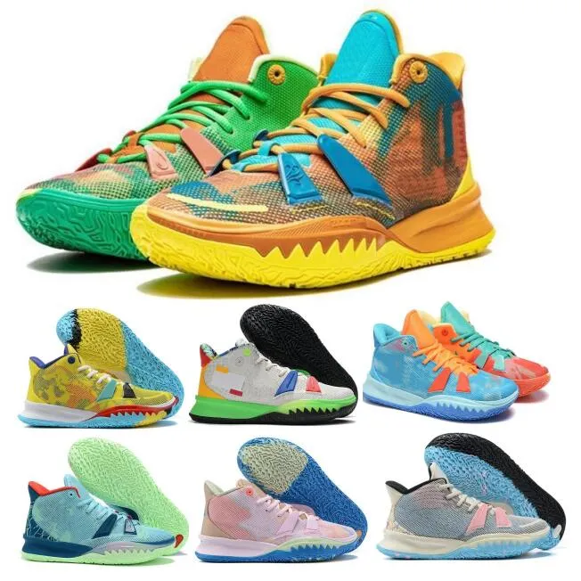Kyrie Mens Basketball Shoes Sneaker 7s Expressions Visions People