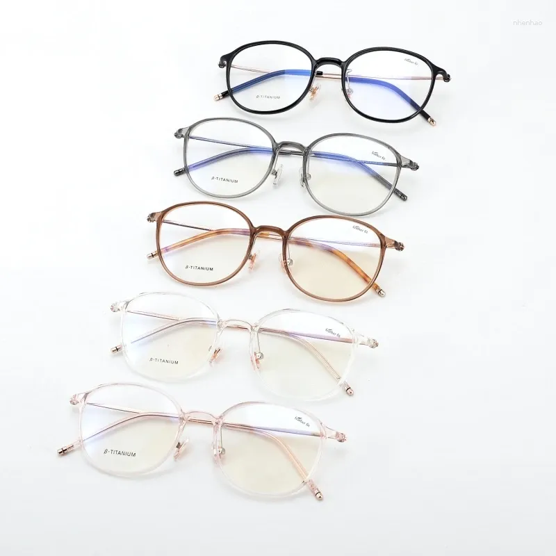 Güneş Gözlüğü Çerçeveleri Titanyum Çerçeve CF-2A09 Anti Mavi Işık Protectoio Kore Gençlik Kadın Erkekler Marka Optik Reçete Gözlük Gözlük Oculos