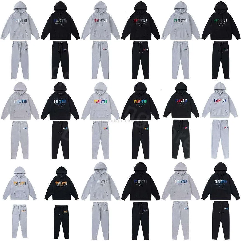 Trapstar Hyperdrive Hoodie Tracksuit - Blue/White — Kick Game
