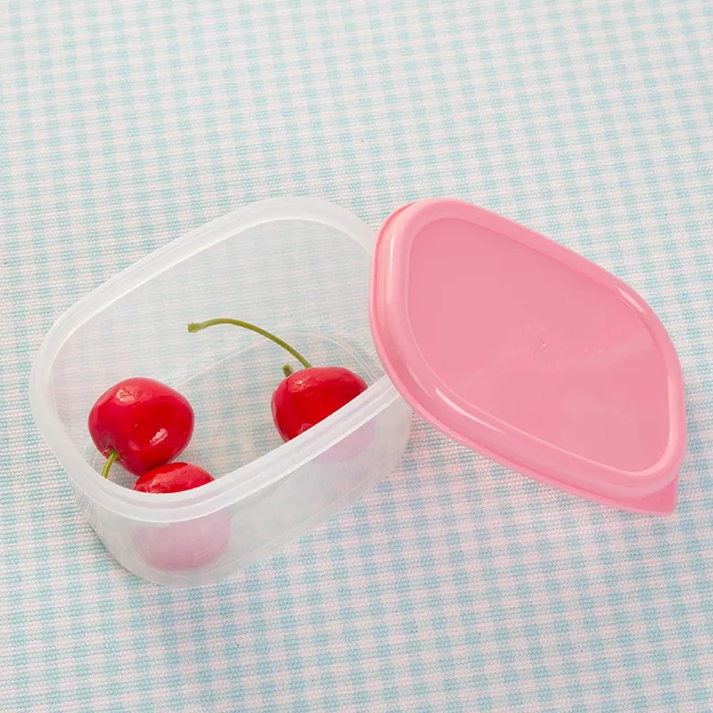 Rectangular Plastic Snack The Lunch Box For Fresh Candy And Food