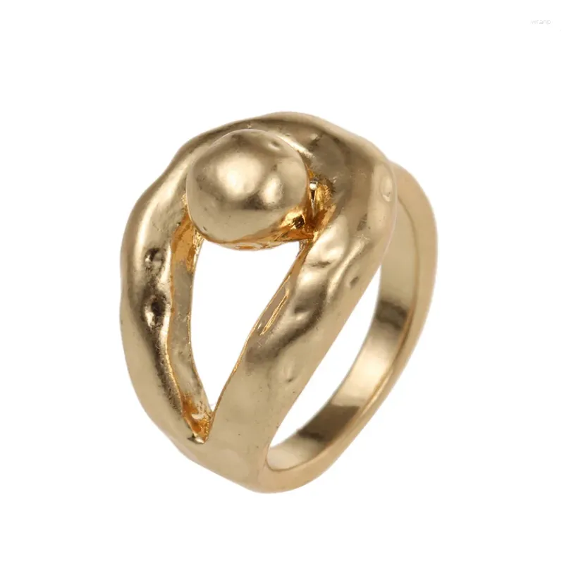 Cluster Rings Anslow Wholesale 2023 Fashion Jewelry Trendy Original Design Metal Sense Women Men Male Charms Bride Wedding Accessory Gift
