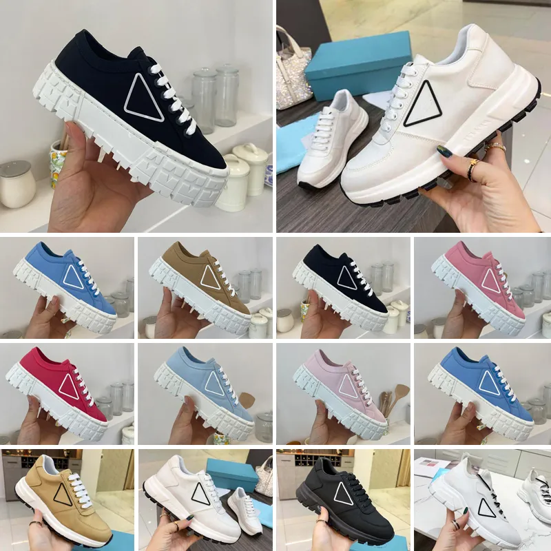 2022 Baskets Chaussures de créateurs Mode Casual Chaussures Classiques Femmes Espadrilles Rehaussent la toile et les mocassins en peau d'agneau véritable Bicolore Cap Toe par maison 34-40