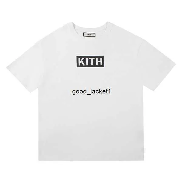 Men's T-shirts Kith Collection Godfather Co Branded Box Printed Short Sleeve Loose Round Neck Couple T-shirt for Men and Women designer kith hoodie 5 MY0E