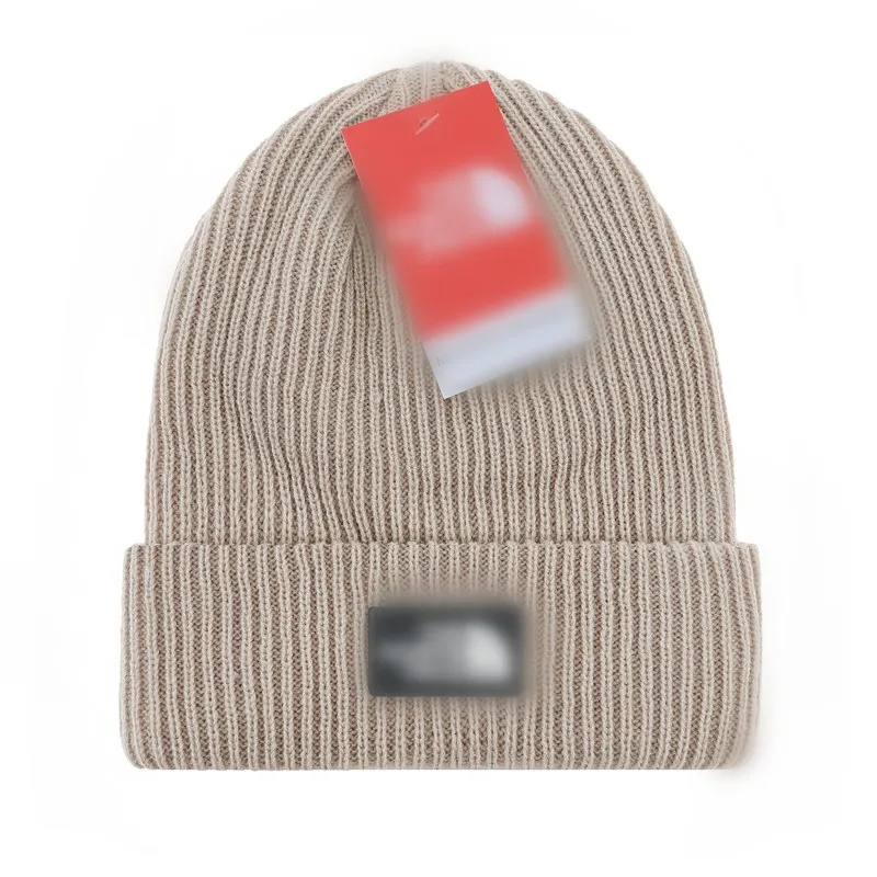 Designer Luxus Beanie/Totenkopf Winter Bean Männer und Frauen Modedesign Strickmützen Herbstmütze Buchstabe North 20 Farben Unisex Warme Mütze F-4