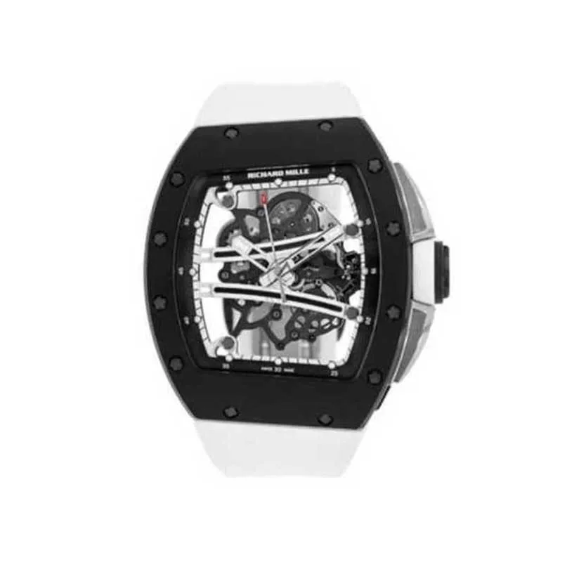 Richarmill Watch Swiss Automatic Mechanical Wrist Watches Men's Seriesyohan Blake Monochrome RM61-01 Limited Edition till 50st herrklocka WN-ITG9