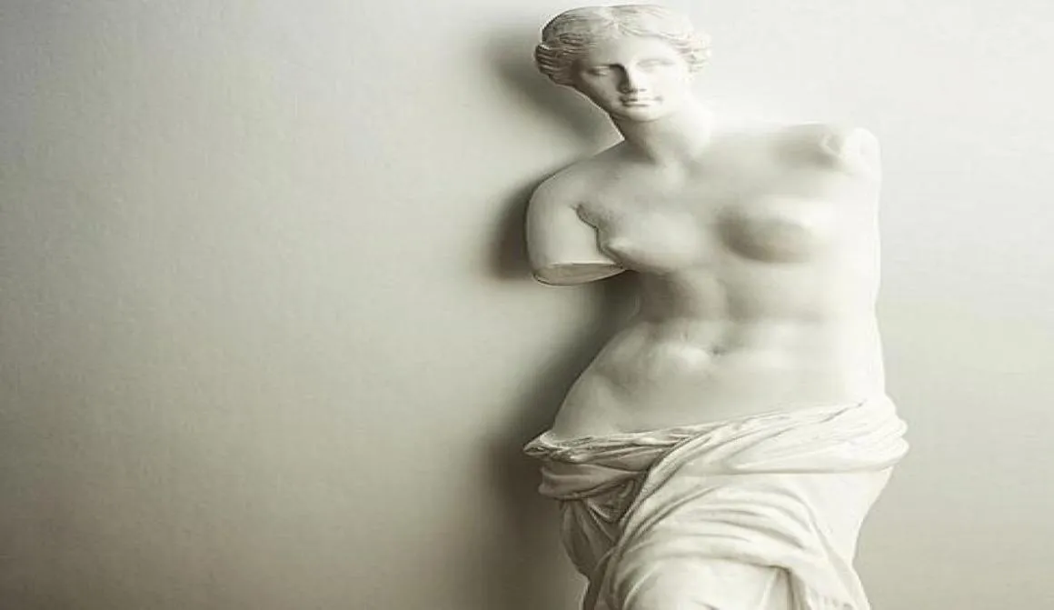 Europeiska karaktärer 29cm harts Venus från Milo Sculpture Eros Staty Ornament Figurine Home Decor Crafts Gift9668988