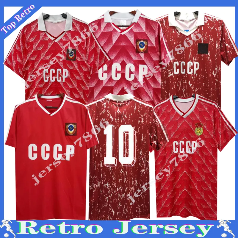 Retro CCCP Soviet Union Soccer Jersey - Classic Vintage Football