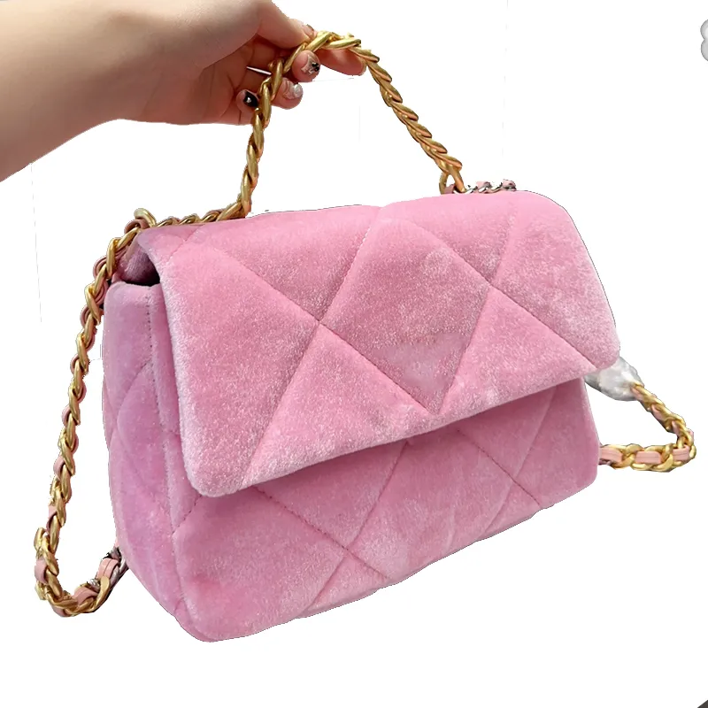 Pink fuzzy chanel bag hotsell