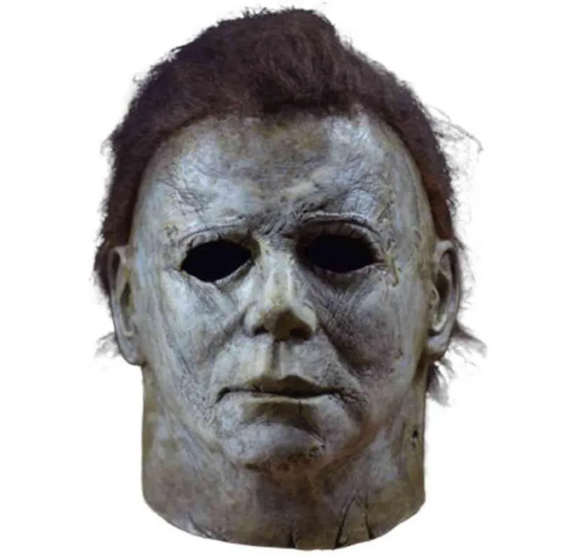 Michael Myers Máscaras de cabeça cheia para Halloween Carnaval Traje de festa Traje assustador Horror Masquerade Máscara de látex T22080117051666994767