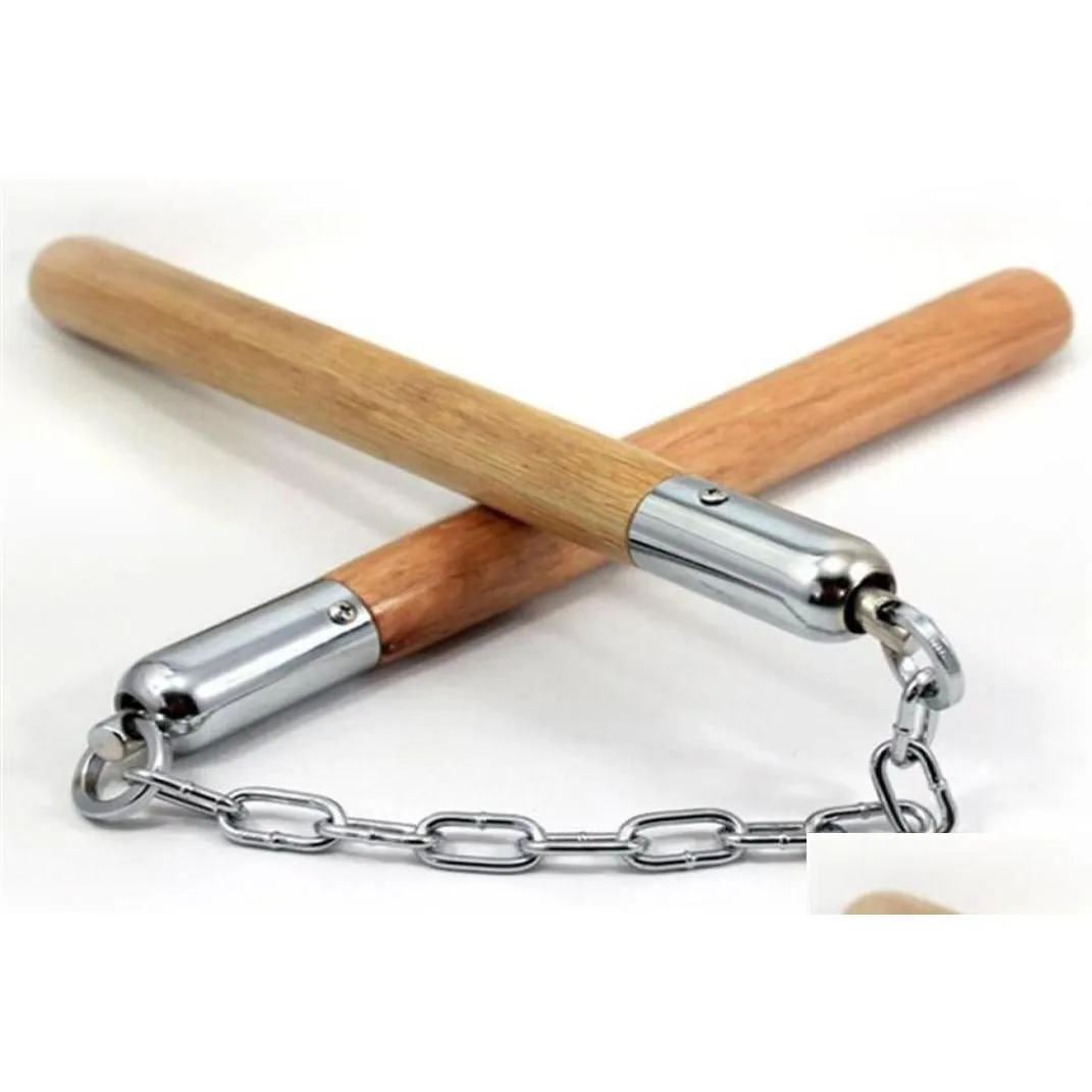 Kampfsport Bruce Lee Nunchaku Holz Fitness Bühnenshow Übungszubehör ...