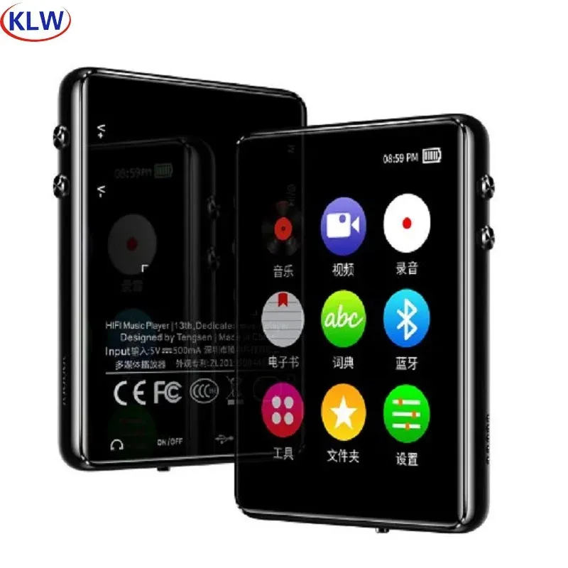 MP3 MP4 Players 24 Inch Mp3 Player Mp4 Supports 128GB TF Card Mp5 Touch