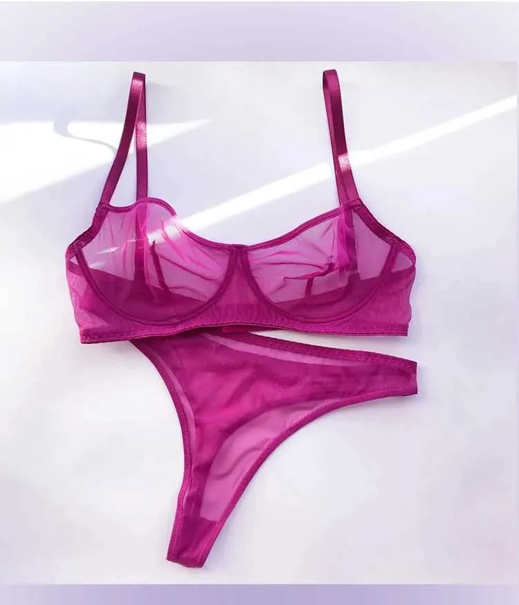 Sexy Bralette Dot Mesh Bra Women See Through Bras Transparent Crop Top  Fashion Lace Underwear Women Brassiere Pink Lingerie - AliExpress