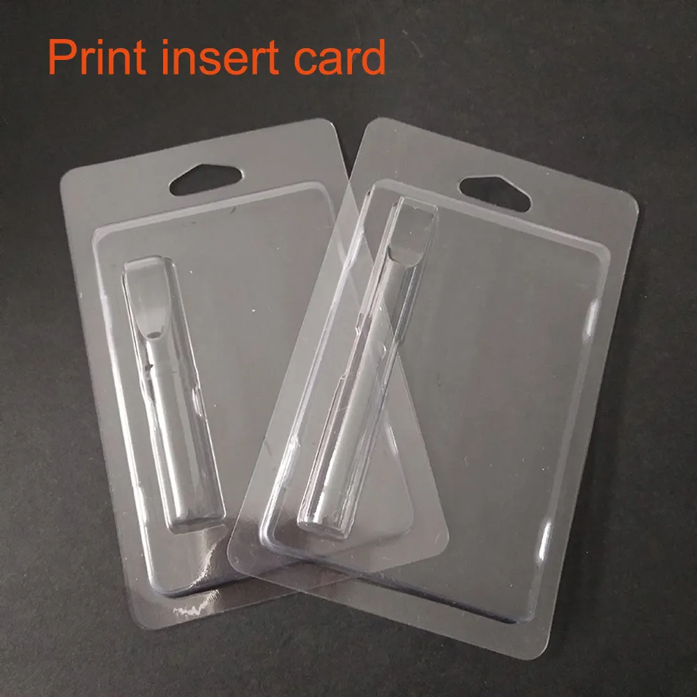 Plastic Clamshell Blister Packaging For .5ml 1.0ml Vape Cartridges G5