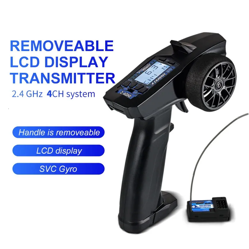 RC Car Turbo Racing P32 S 91803G C 2 4G 4CH VT SYSTEM LCD Display Radio Transmitter Remote مع جهاز استقبال لقارب RC 231030