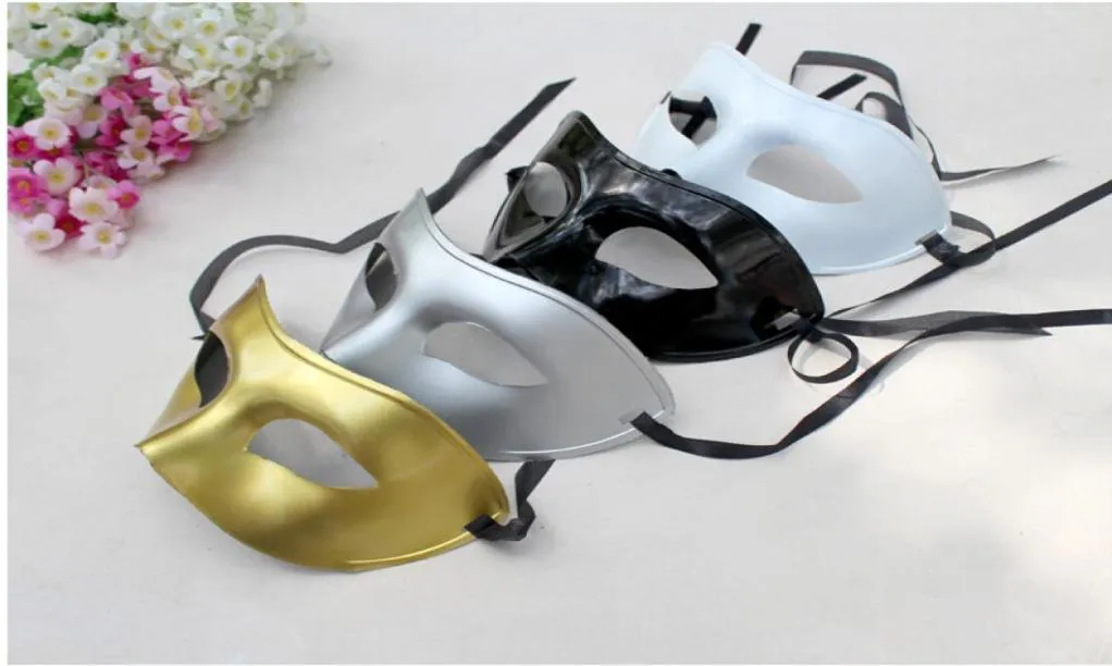 Mardi Gras Masquerad Women and Men Masquerade Mask Party Costume Christmas Halloween Mask Multicolor Black White Gold Silver5005713