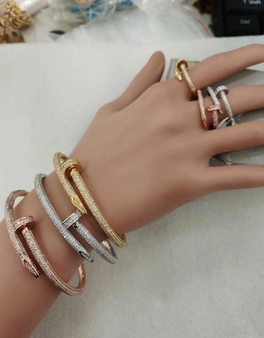 Artier lyxdesigner armband skruv till salu smycken armband ring kvinnlig med originallåda