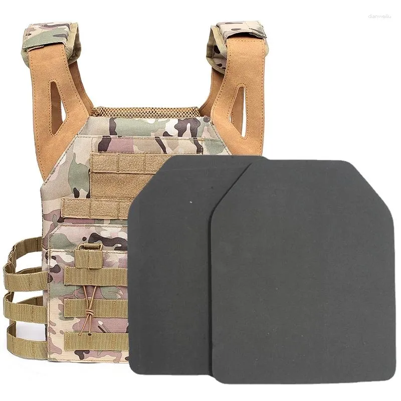Hunting Jackets Durable Foam Training Armor Plates Non-ballistic Dummy SAPI  Tactical Vest Shockproof Carrier For AVS JPC Military