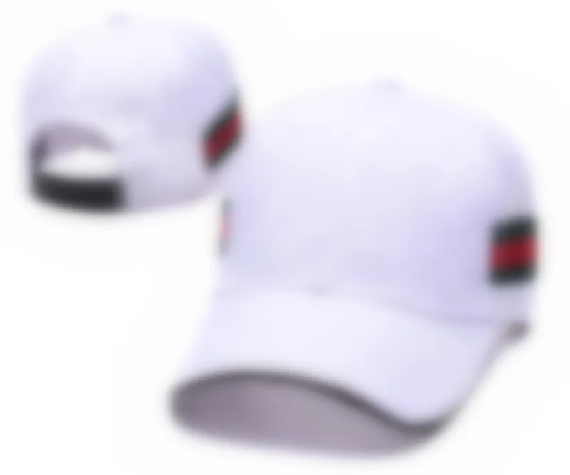 Designerska czapka baseballowa Casquettes Zamontowane czapki dla mężczyzny kobiet unisex regulowana litera g haftowane czapki dla dorosłych 8 kolorów G-5