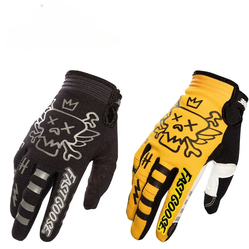 Guantes de carreras con pantalla táctil, guantes para bicicleta de Motocross, guantes de seguridad para montaña, ciclismo, bicicleta, deporte, nuevo dedo completo