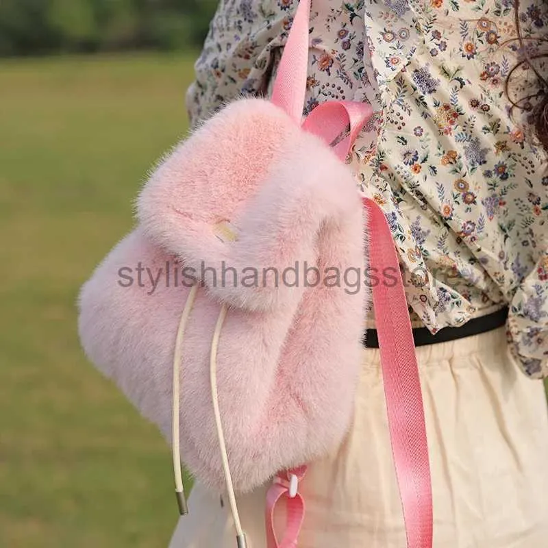 Plecak luksusowy damski plecak zima miękka miękka damska design design dla dziewcząt podwójna soul bagstylishhandbagsstore