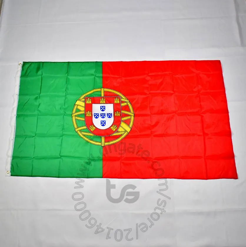 Drapeau national du Portugal 3x5 FT90150cm drapeau national suspendu Portugal décoration de la maison drapeau bannière 6832097