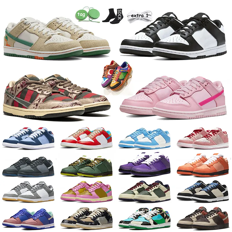 SB Dunk Low Dunks Lows Dunksb 운동화 남성 여성 BlackK White Grey Gog UNC Coast Parra Green Flats Trainers Designer Sneakers