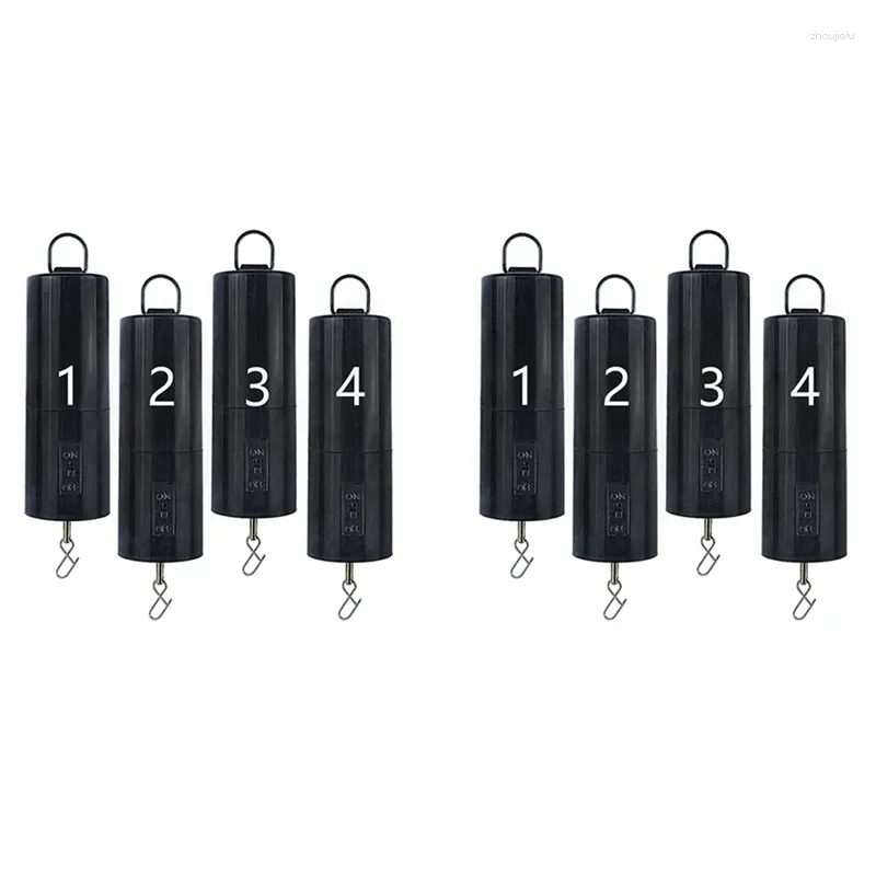 Dekoratif Figürinler 8pcs Rüzgar Spinner Motor Asma Ekran Pil Çalışan Bahçe Dekoru İçin Dönen Çok Amaçlı Dönen Çok Amaçlı