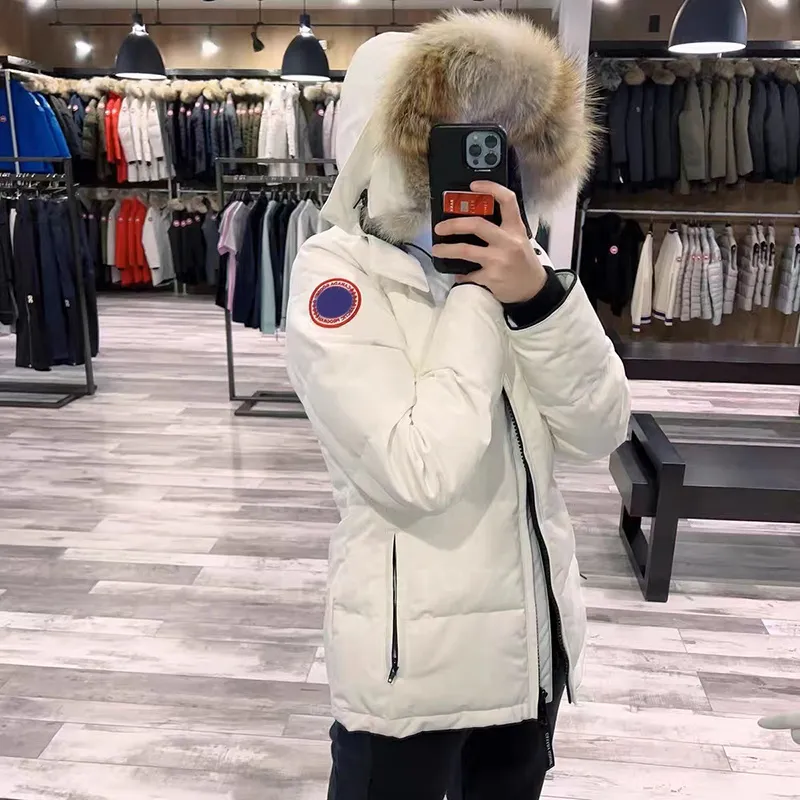 Canada Puffer Winter Jackets Fashion Designer Warm Hooded Parkas Coats Women Classic Outerwear