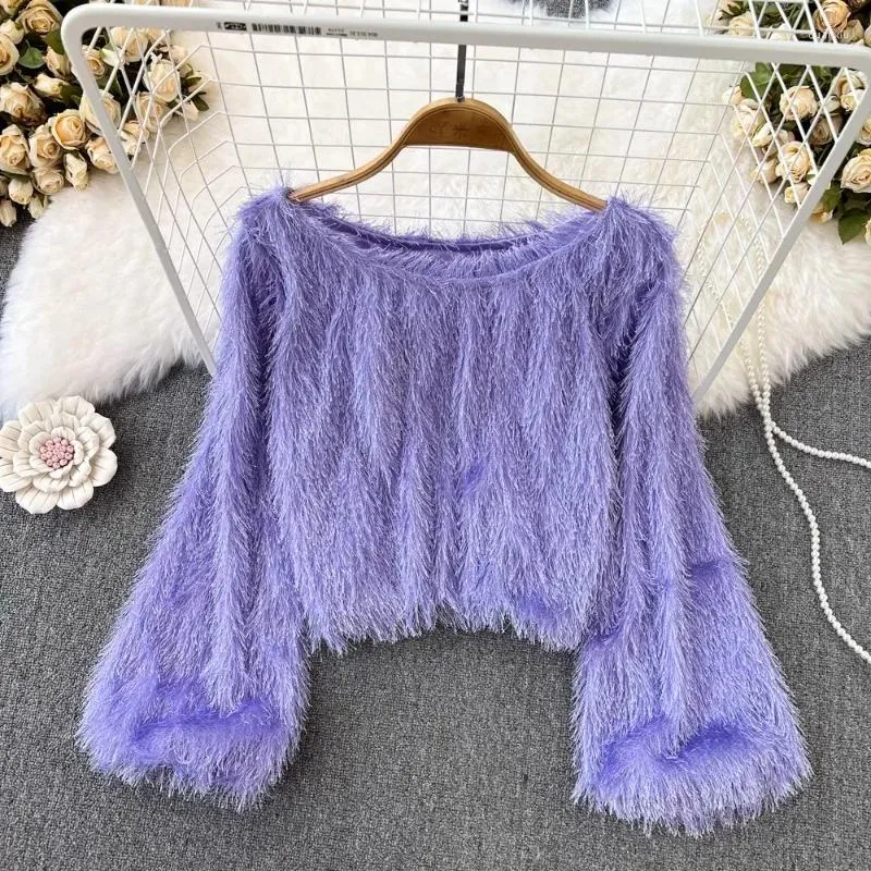 Casual Solid O-Neck tassel Knitting Sweater Casual Solid O-Neck tassel Knitting Sweater