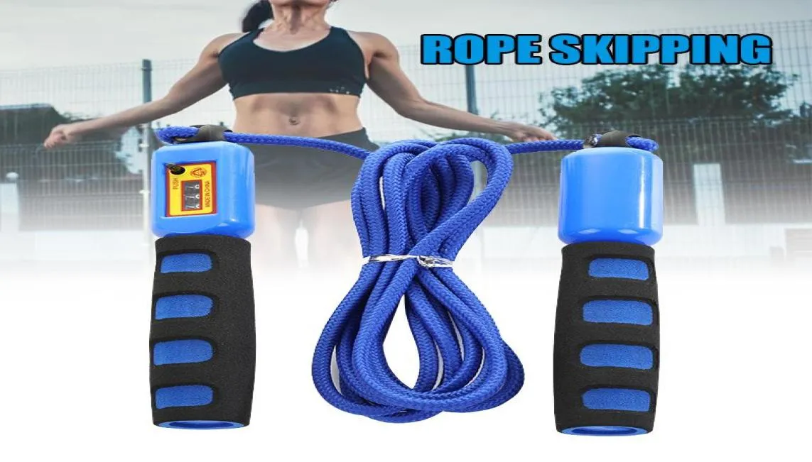 Jump Ropes Rope With Counter Adjustable Skipping Anti Winding Wear Resistant Workout For Indoor And Outdoor Exercise8573521