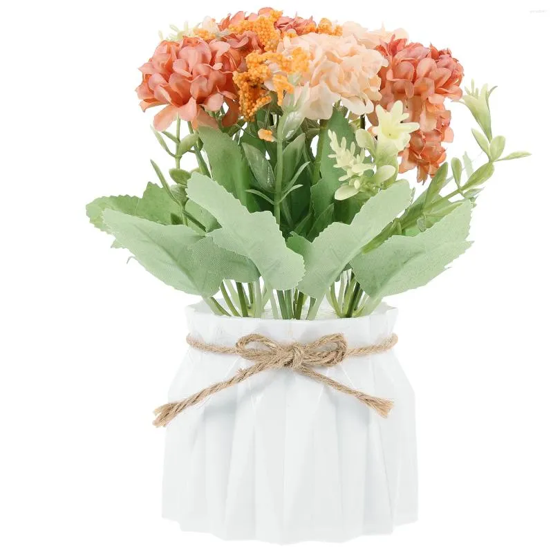 装飾的な花の装飾人工花の正面玄関植物入り口偽のプラスチックウェディングテーブルブーケ