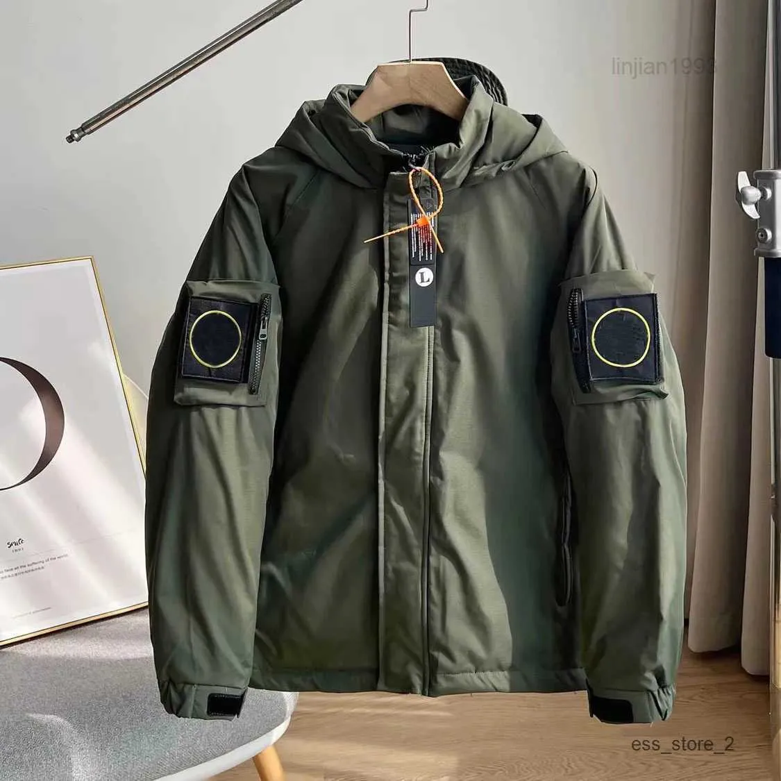 CP Clothing Designer Stones Island Bluza Kieszanki kieszonkowe Kurtka Long Rleeve Zipper Odznaki Mężczyźni Tshirt Casual Płaszcz Windbreaker Mens koszule jesienne płaszcze 9nf7