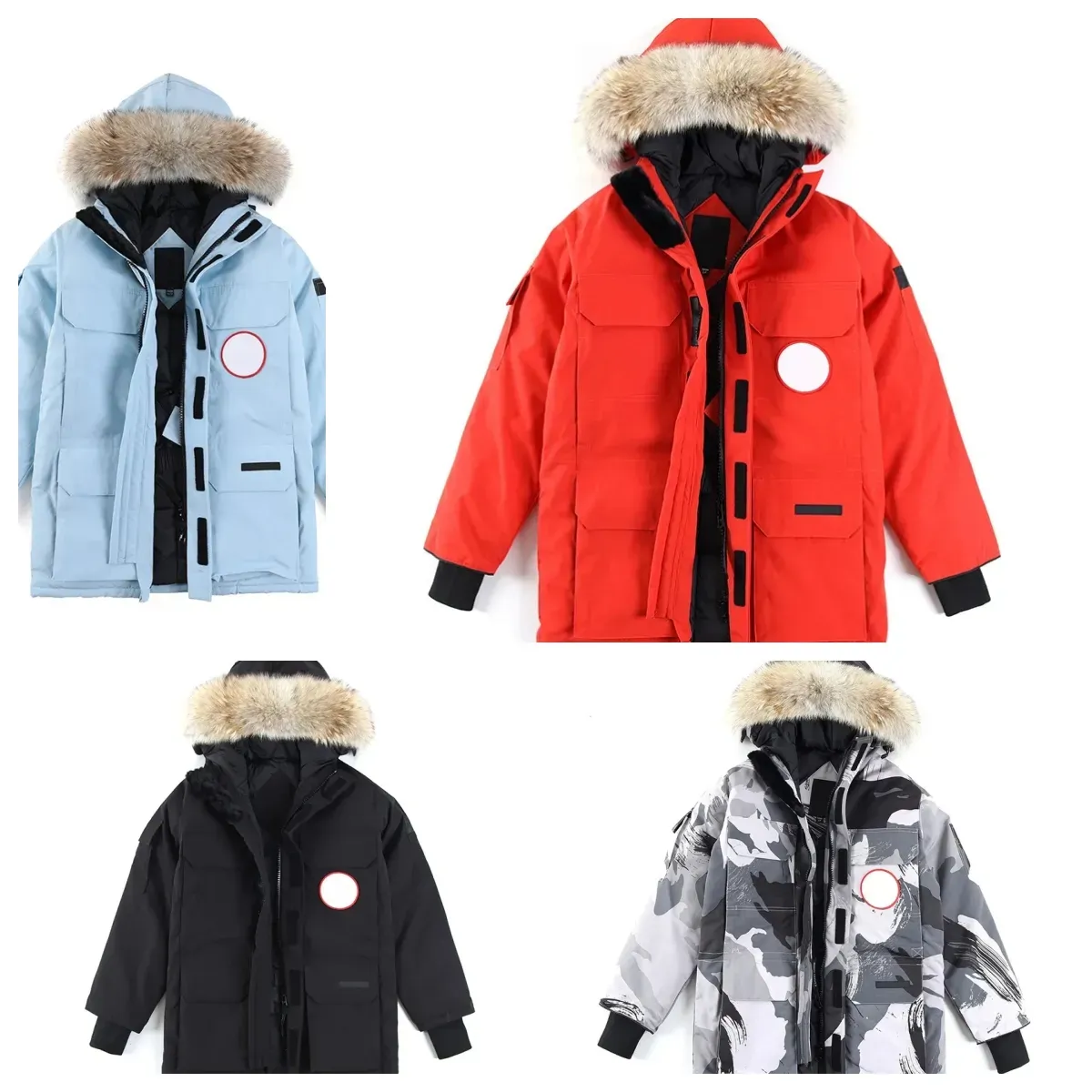 Men s Women s Designer Down Jacket Warm Stylish Winter Coat for Couples
