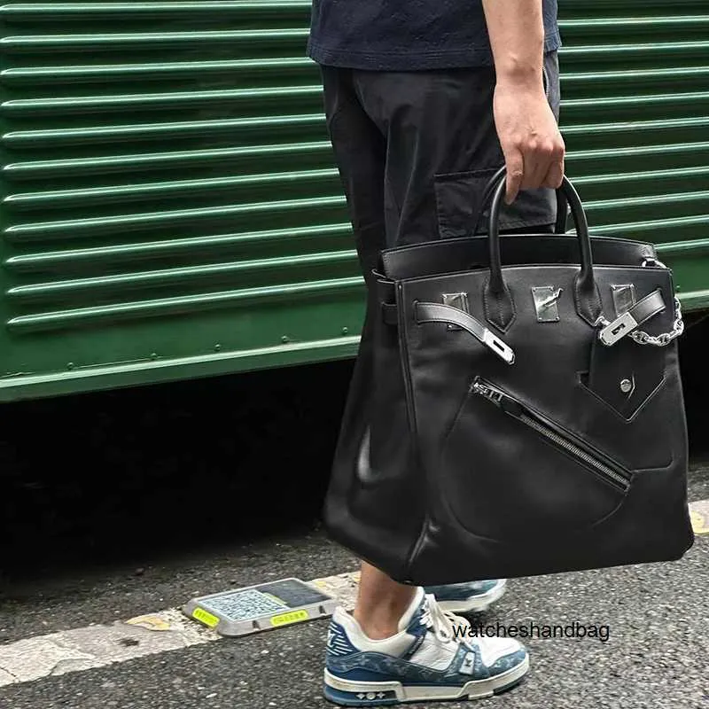 Designer Same Zhou Dong's Bag Limited Edition Bag 2024 Hac40 Platinum Bag Men's and Women's Business Commuter Bag Travel Bag