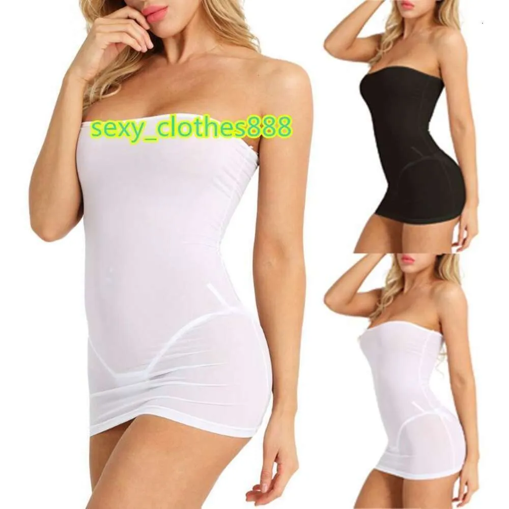 Bragas para mujer, minivestido transparente para fiesta de cóctel, ropa interior erótica, camisón Sexy Bielizna Damska