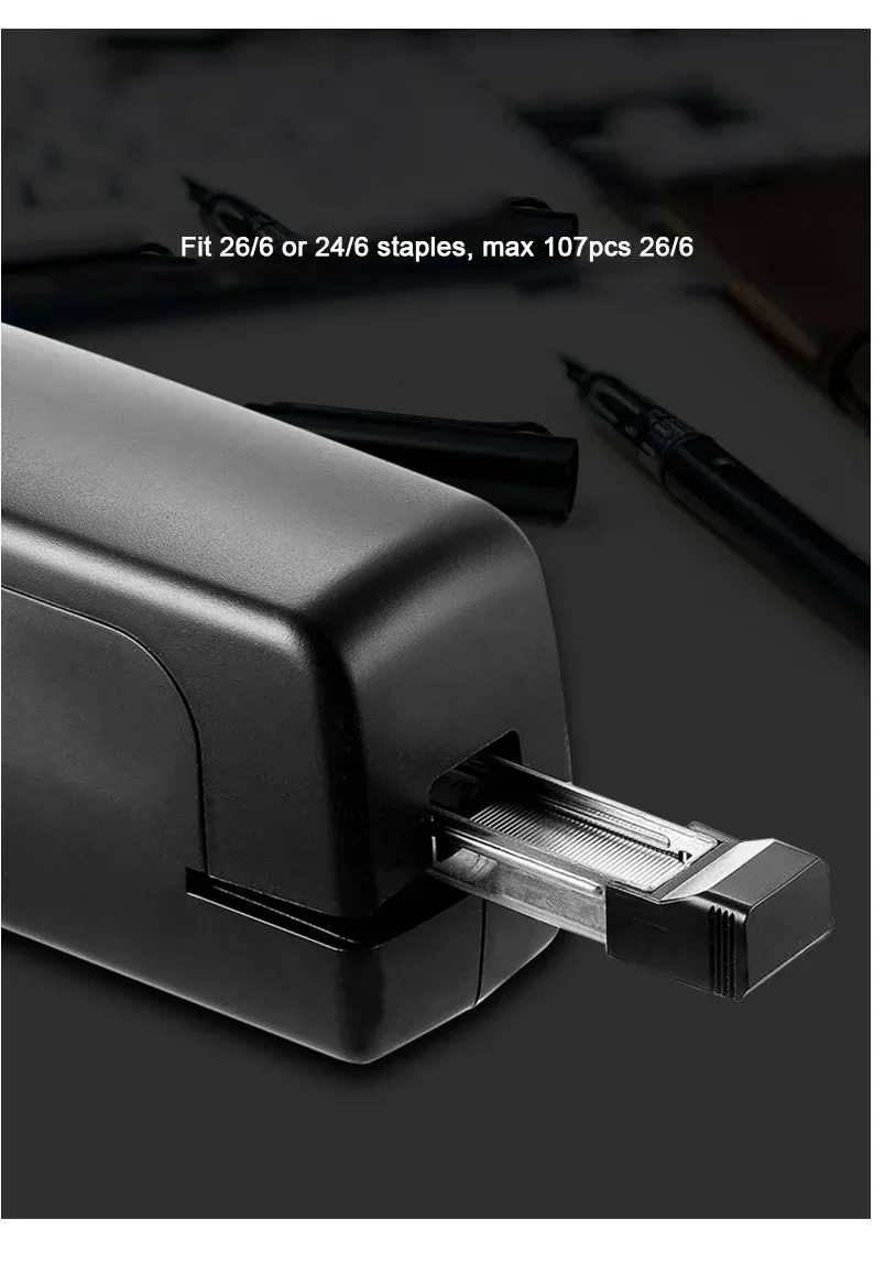 Electric Stapler: Auto Paper Bookbinding Machine for School, Office ...