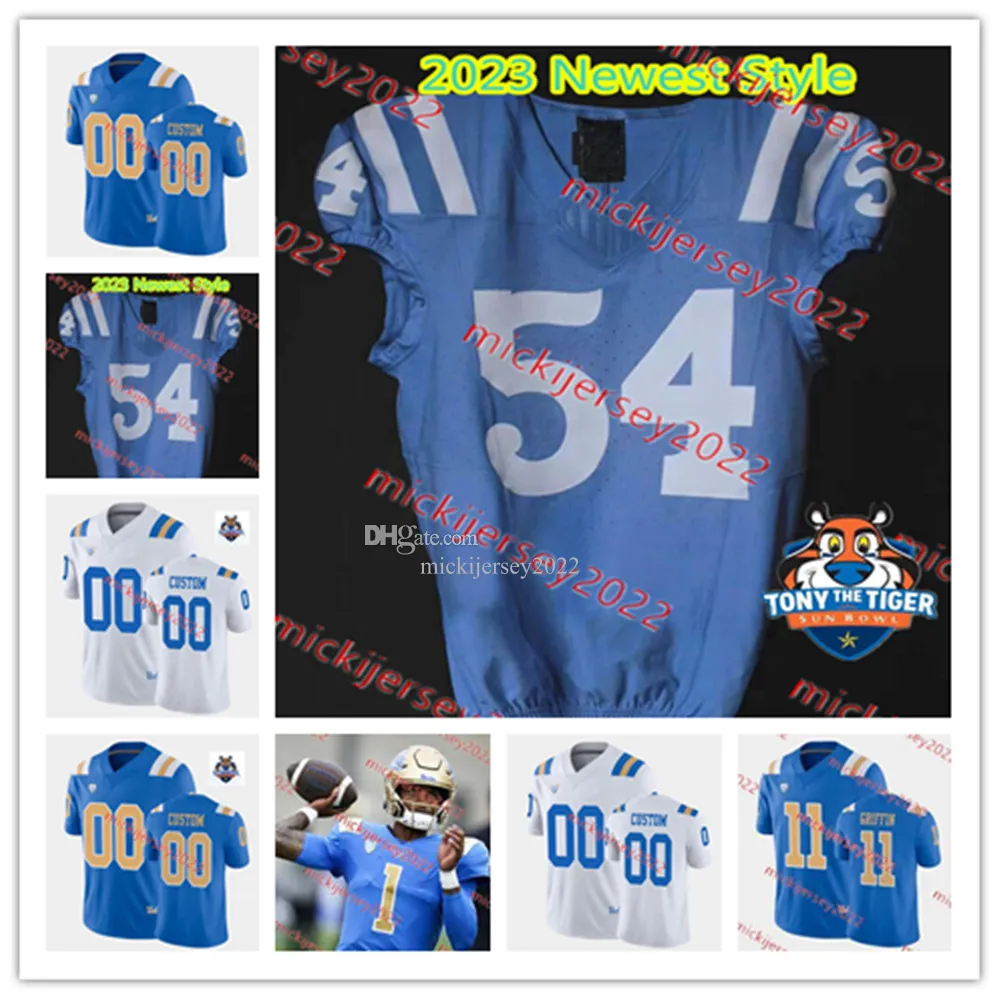 Eric Kendricks 2023 UCLA Football Jersey Darren Andrews Kenny Young Scott Quessenberry Troy Aikman Matt Dickerson Josh Rosen Custom Stitched Ucla Bruins Jerseys