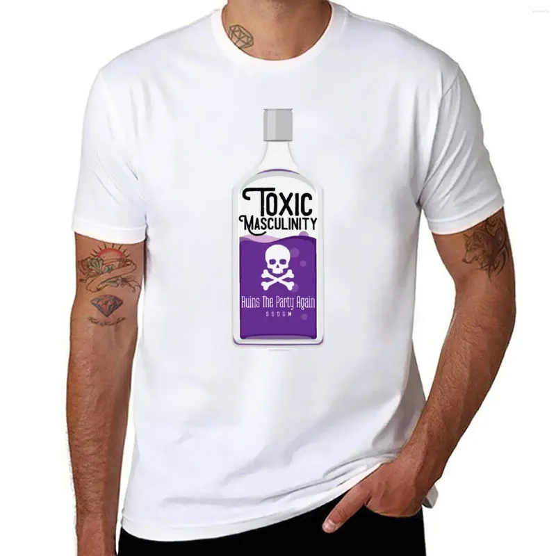 Débardeurs pour hommes La masculinité toxique ruine la fête à nouveau (violet) T-shirt édition T-shirt pour un garçon chemises d'entraînement hommes