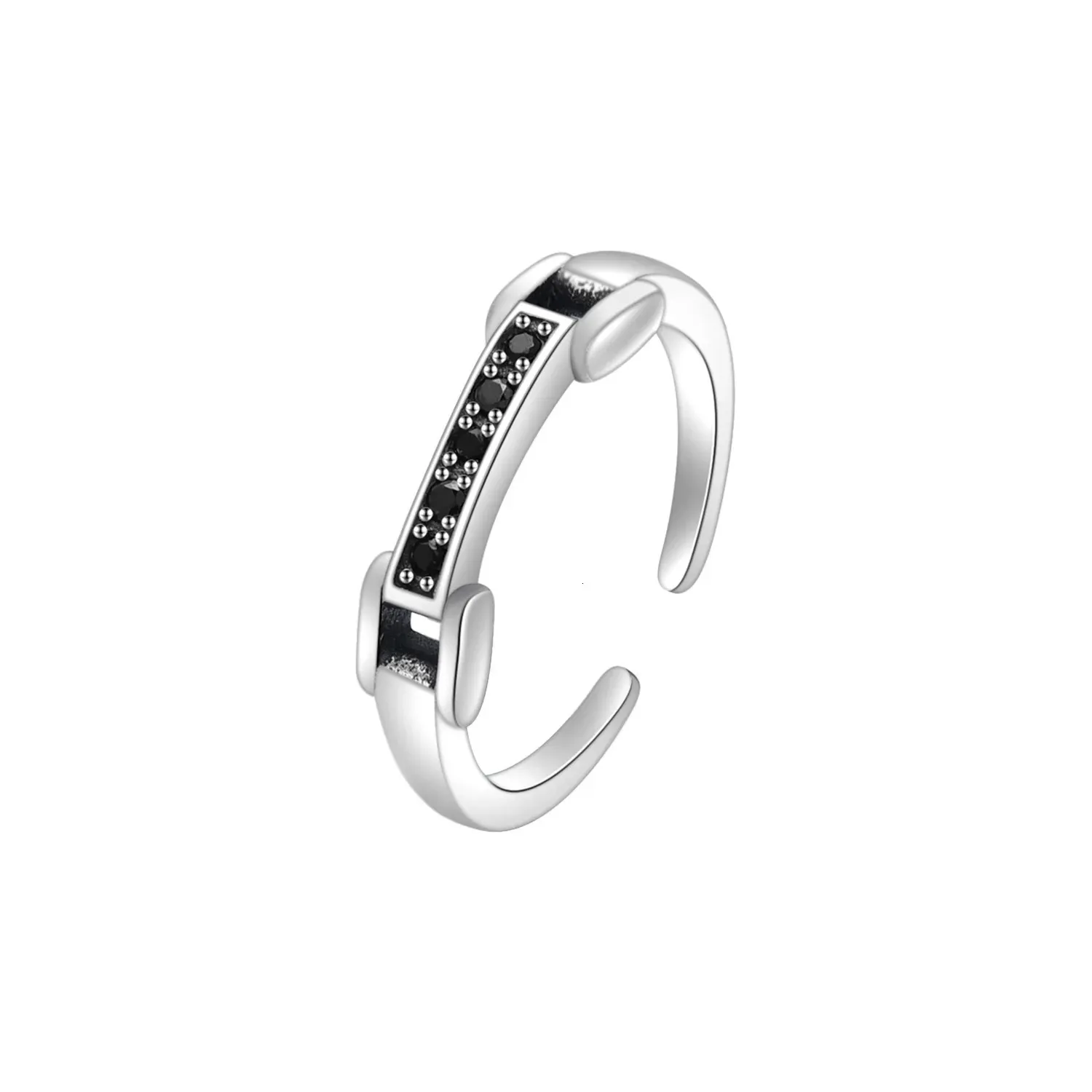 Anneaux de mariage CDB doré ouvert pour femme, bijoux de mode coréenne, bague de luxe pour filles y231030