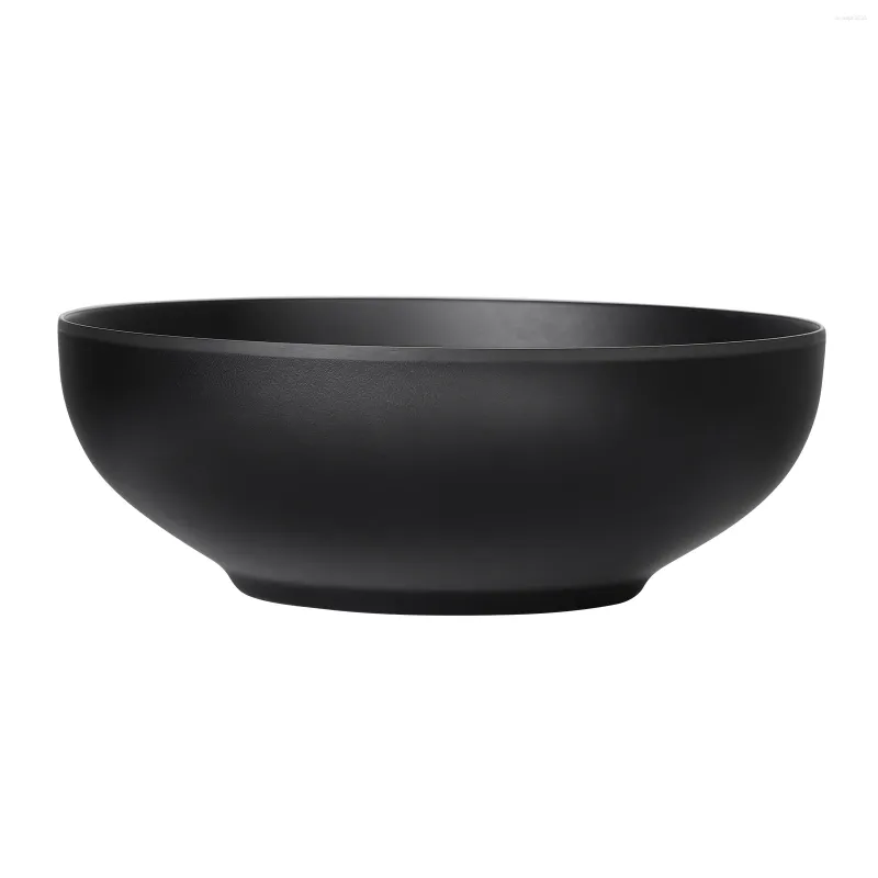 Dinnerware Sets ONZON Dinner Bowl A5 Melamine Noddle Container Black Tableware Japanese Style Serving Porcelain