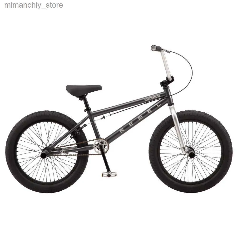 Vélos Mongoose Rebel X1 Vélo BMX 20 pouces. Roues Vélo Garçon/Fille Gris Q231030