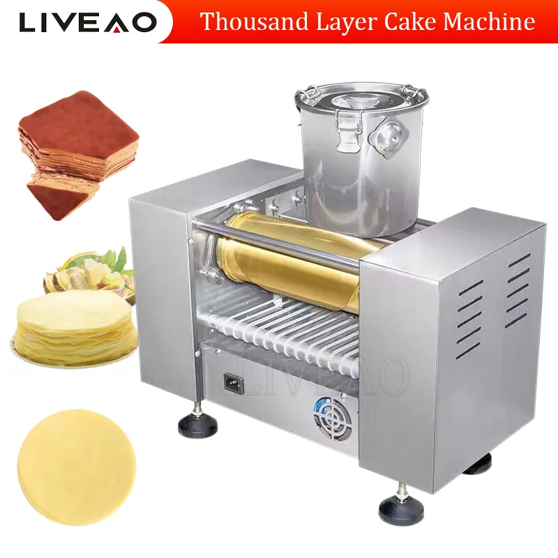 Mini Machine à gâteaux à mille couches en acier inoxydable, Machine à fabriquer des crêpes