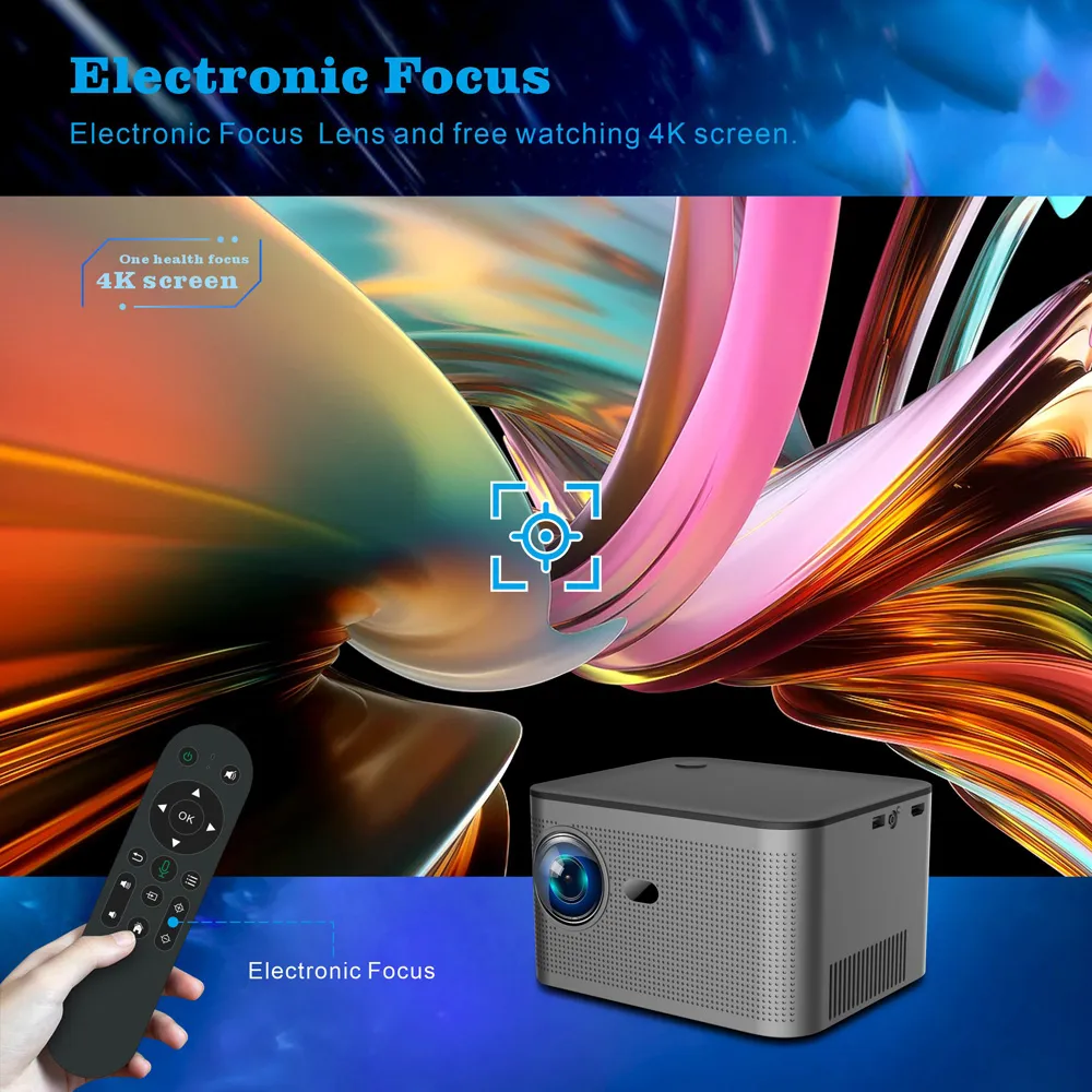 Magcubic Projector hy350 Android 11 4K 1920*1080P Wifi6 580ANSI Allwinner  H713 32G Voice Control BT5.0 Home Cinema Projetor - AliExpress