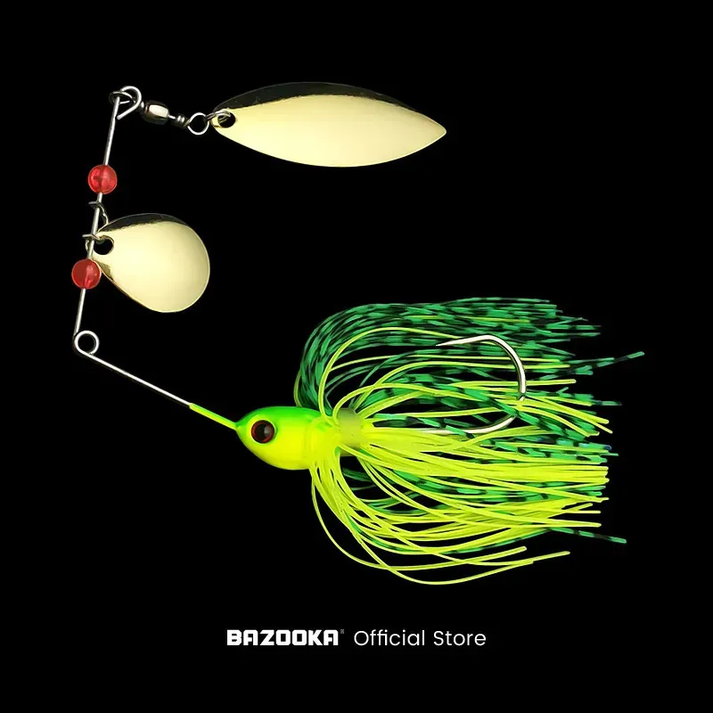 Bazooka Metal Bait Spinner Weedless Lure Buzzbait Wobbler For Bass, Pike,  Walleye Fish Wire Batter With Rubber Skirt And Peche Micro Swivels Fly  Fishing 231030 From Ren06, $9.58