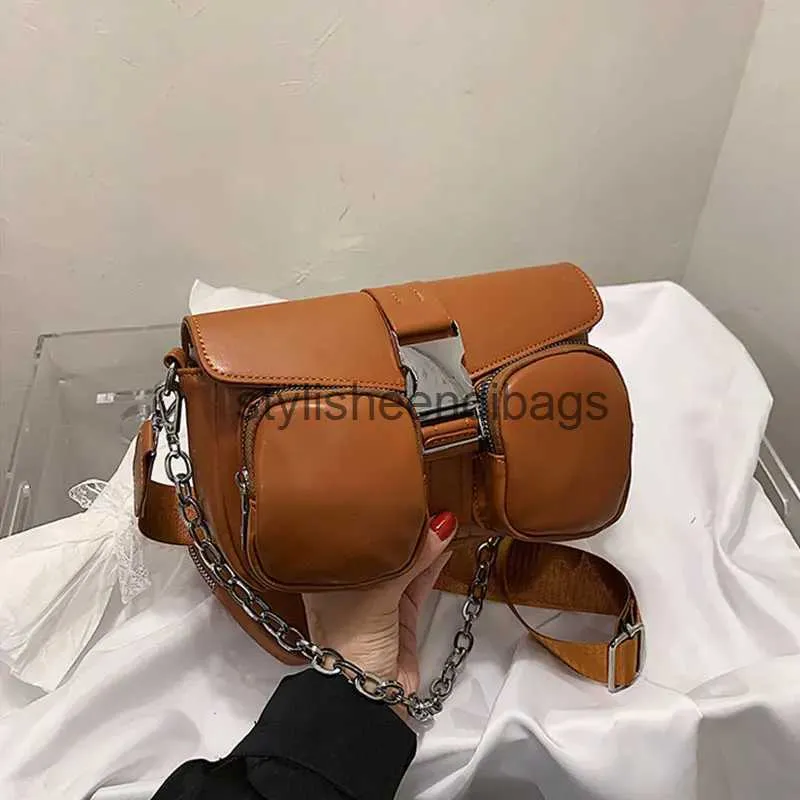 Schoudertassen Handtassen stijl dames schoudertas casual crossover tas PU lederen tas handtas dubbele zakkenstylisheendibags