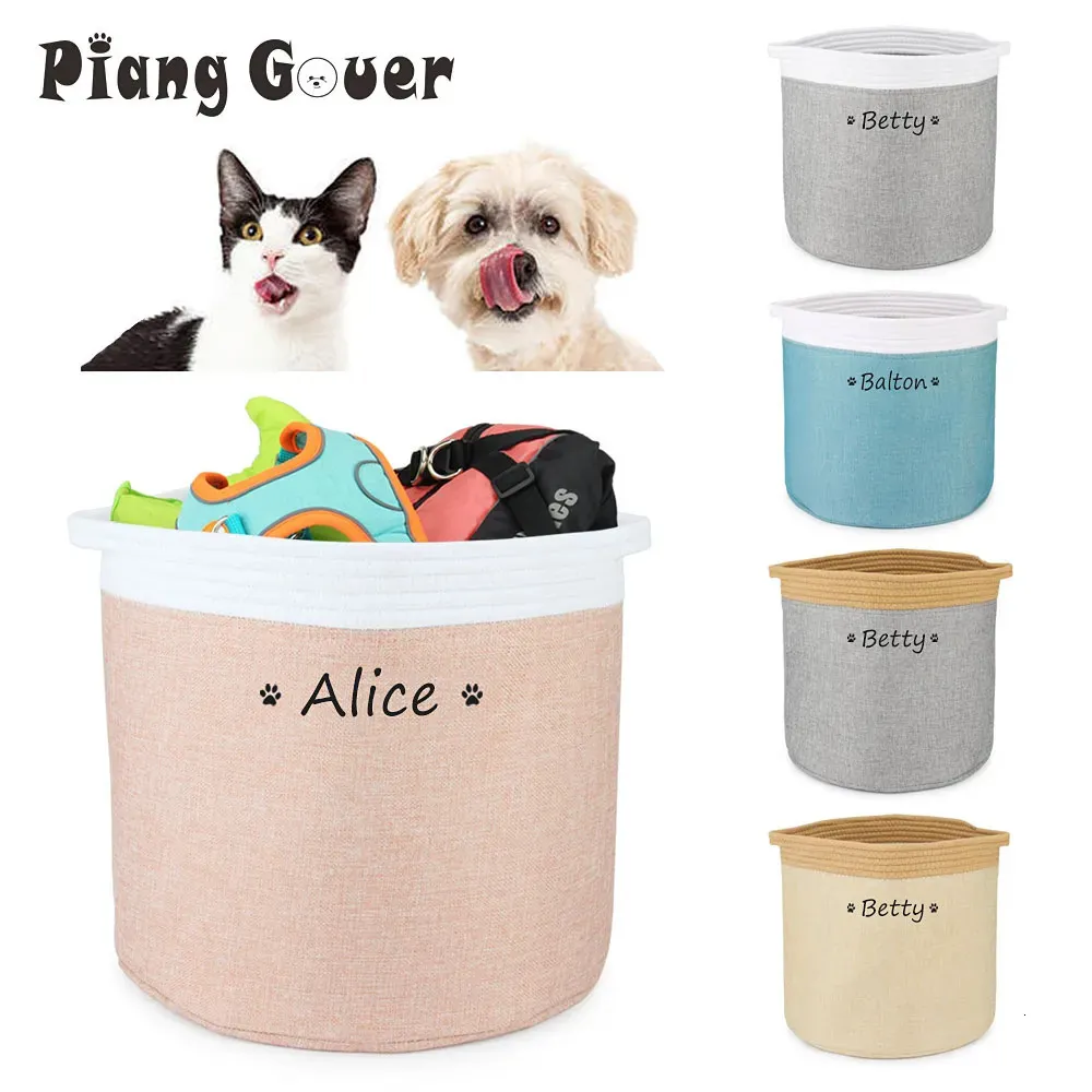 Personalized Dog Toy Storage Box - Large Linen Basket, Custom Name  Organizer! Shop Now! from Dhgate Dog Chew Toys - price 30.68