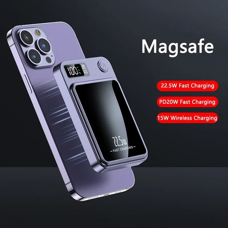 portable charger iphone magnetic