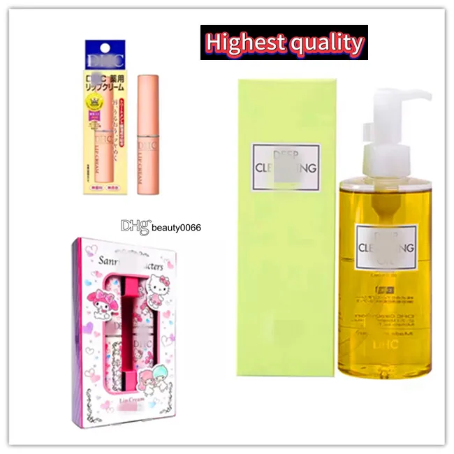 DHCS Deep Cleansing Oil, Lip Cream Facial Cleansing Oil, Makeup Remover, 6.7 Fl. uns,