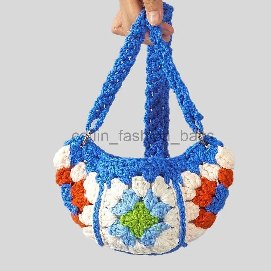 Sacs d'épaule sacs sacs en tricot de luxe de luxe pour femmes 2023 National Sour Cross Bagcatlin_fashion_bags